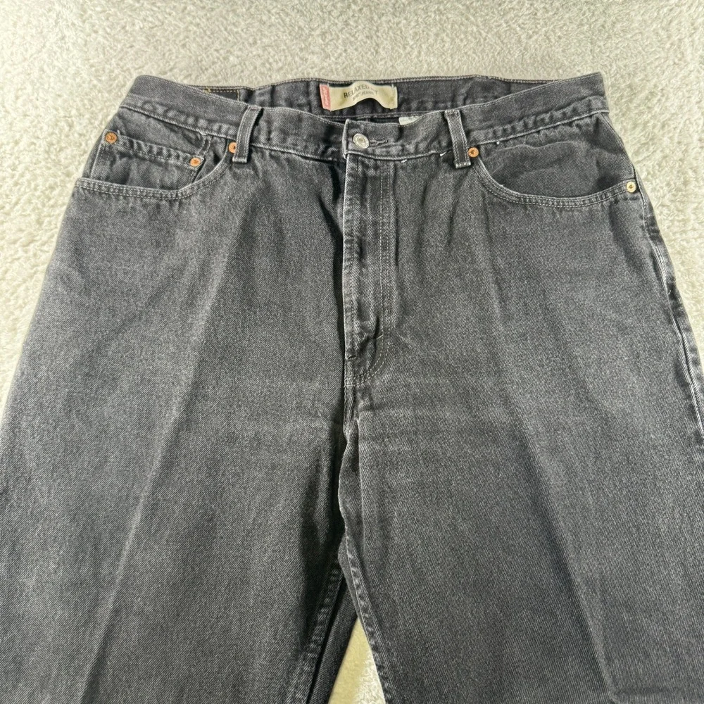VTG Y2K 2000s Levi's 550 Relaxed Fit Straight Leg Red‎ Tab Denim Jeans 40x32